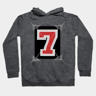 Camouflage 7 Red - An Edge Tribute Hoodie